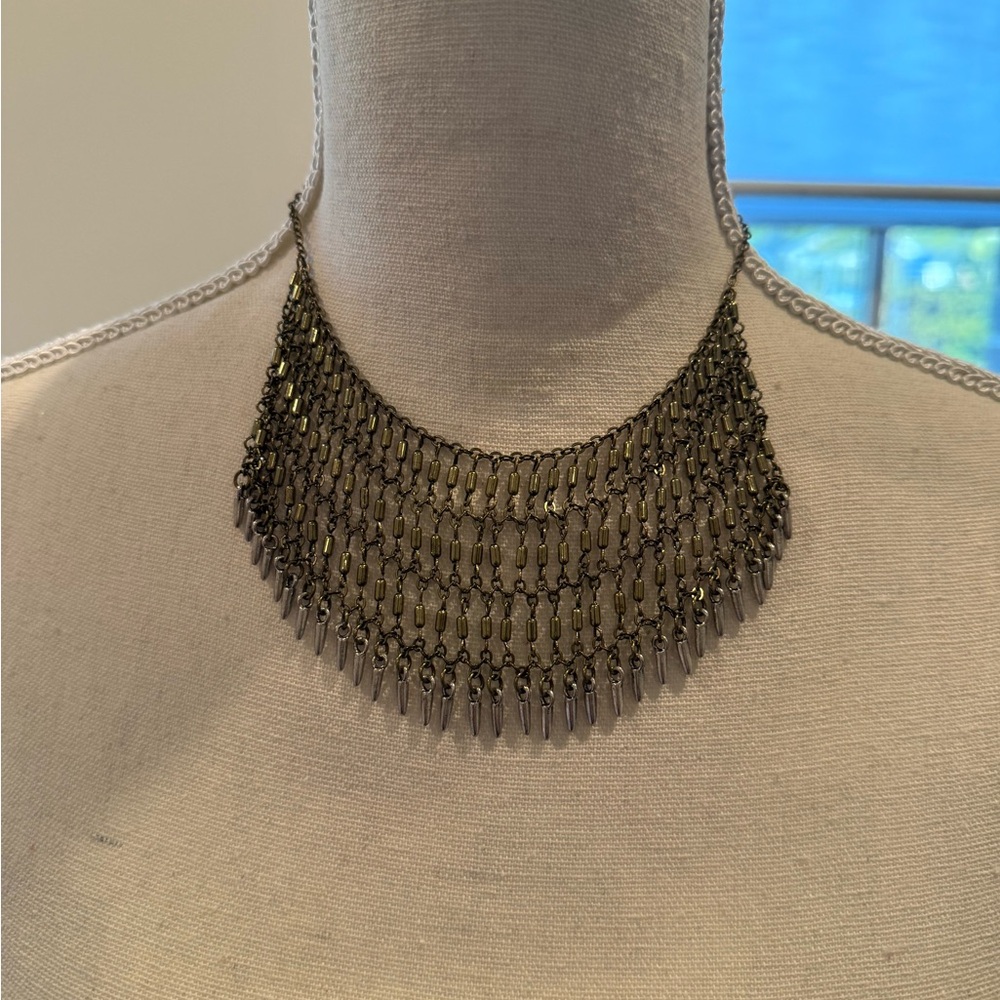 Martyn Schiff Two Toned Bib Necklace